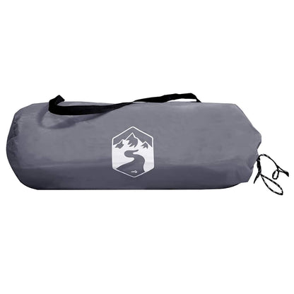 vidaXL Water Resistant Tarp with Roof Grey and Orange 240 x 300 cm