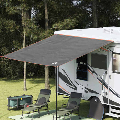 vidaXL Water Resistant Tarp with Roof Grey and Orange 240 x 300 cm