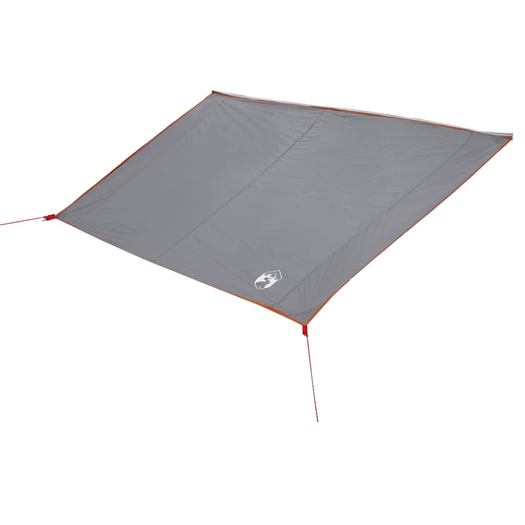 vidaXL Water Resistant Tarp with Roof Grey and Orange 240 x 300 cm