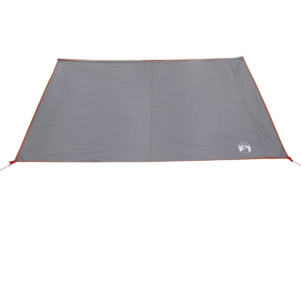 vidaXL Water Resistant Tarp with Roof Grey and Orange 240 x 300 cm