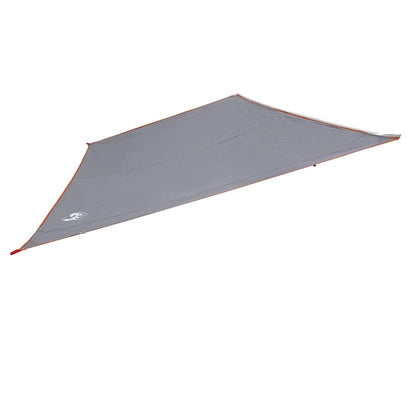 vidaXL Water Resistant Tarp with Roof Grey and Orange 240 x 300 cm