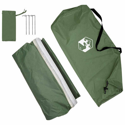 vidaXL Water Resistant Tarp -Person 240 x 350 cm Waterproof Green