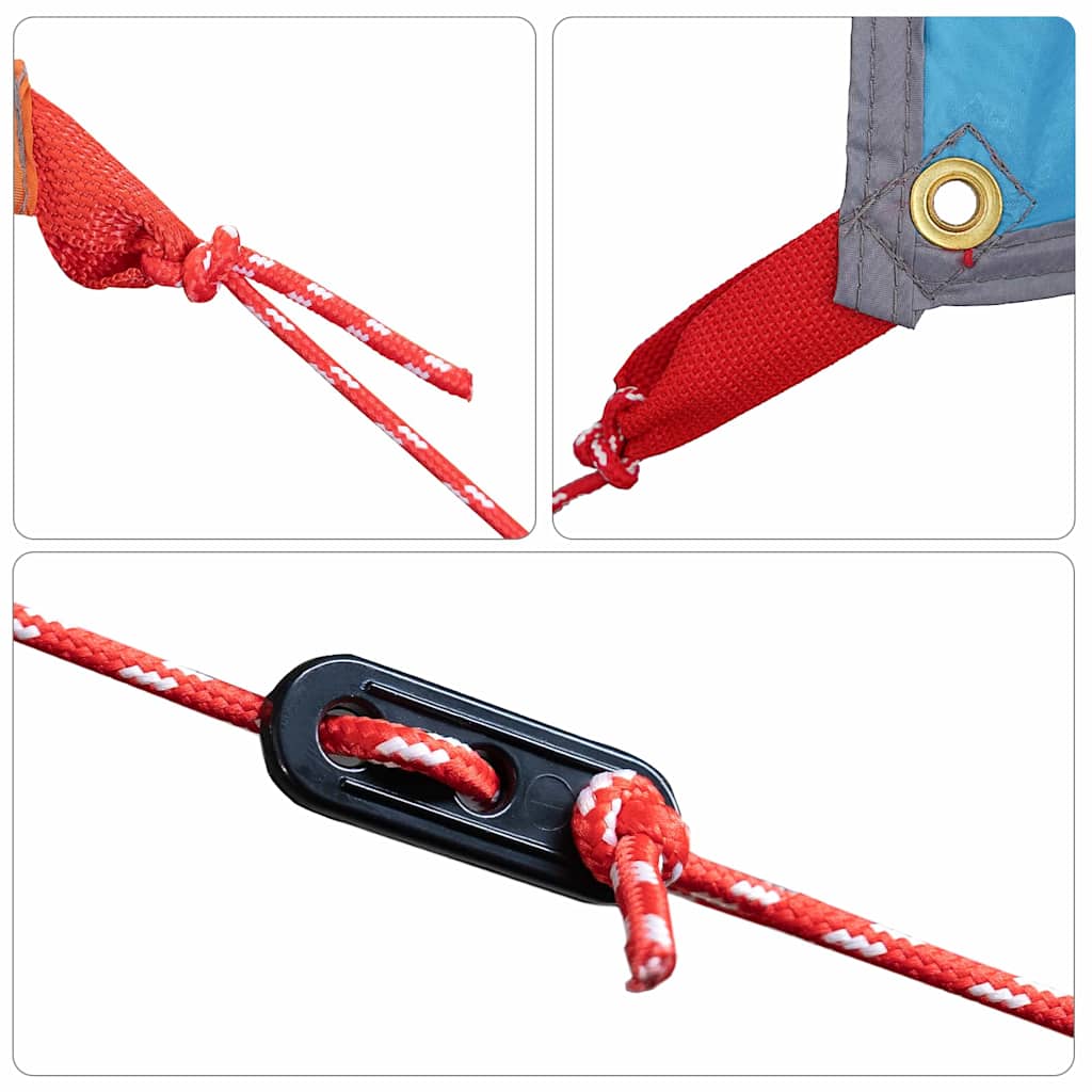 vidaXL Water Resistant Tarp -Person 240 x 350 cm Waterproof Blue