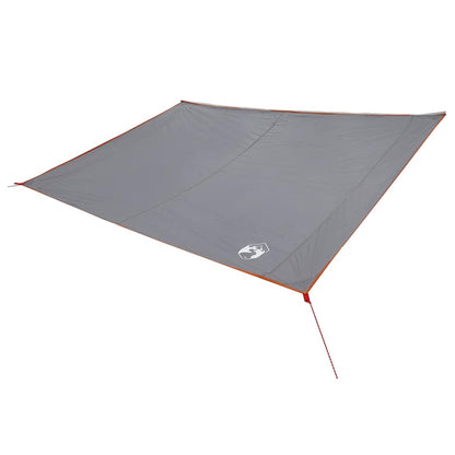 vidaXL Water Resistant Tarp -Person 240 x 350 cm Grey and Orange