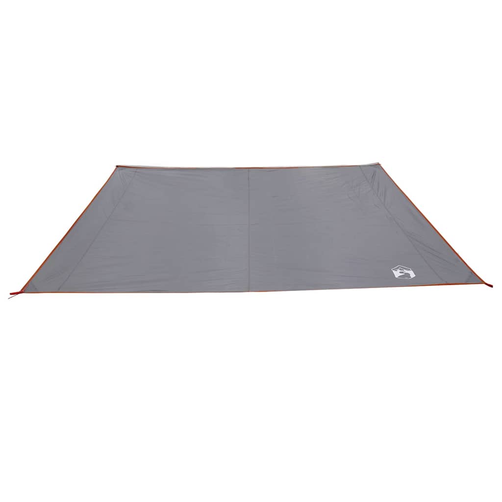 vidaXL Water Resistant Tarp -Person 240 x 350 cm Grey and Orange