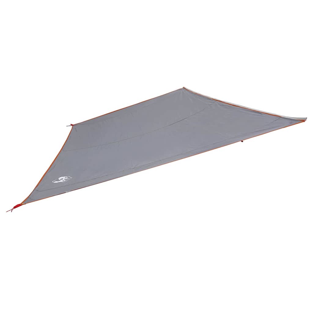 vidaXL Water Resistant Tarp -Person 240 x 350 cm Grey and Orange