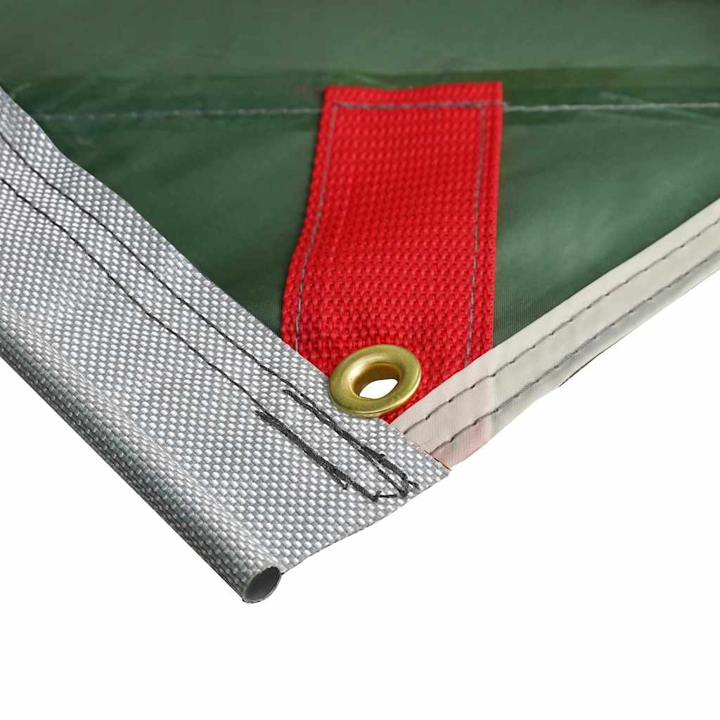 vidaXL Water Resistant Tarp -Person 240 x 460 cm Waterproof Green
