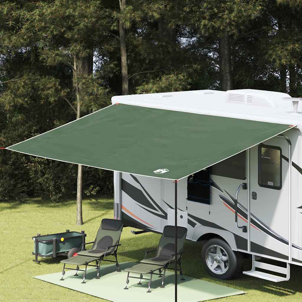 vidaXL Water Resistant Tarp -Person 240 x 460 cm Waterproof Green