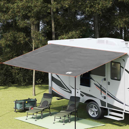 vidaXL Water Resistant Tarp -Person 240 x 460 cm Grey and Orange