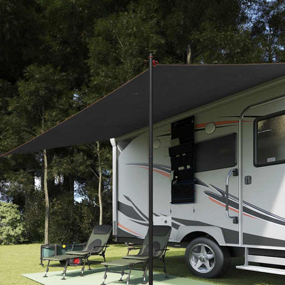 vidaXL Water Resistant Tarp -Person 240 x 460 cm Grey and Orange