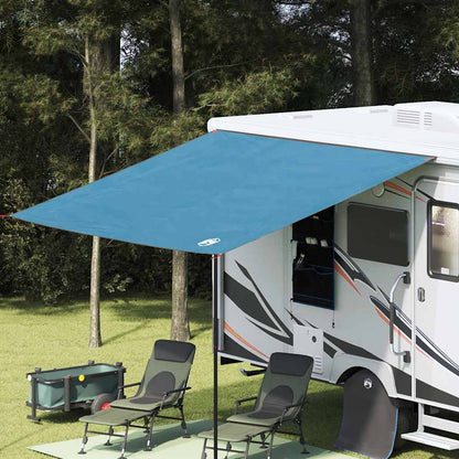 vidaXL Caravan Awning -Person 240 x 350 cm Waterproof Blue Taffeta