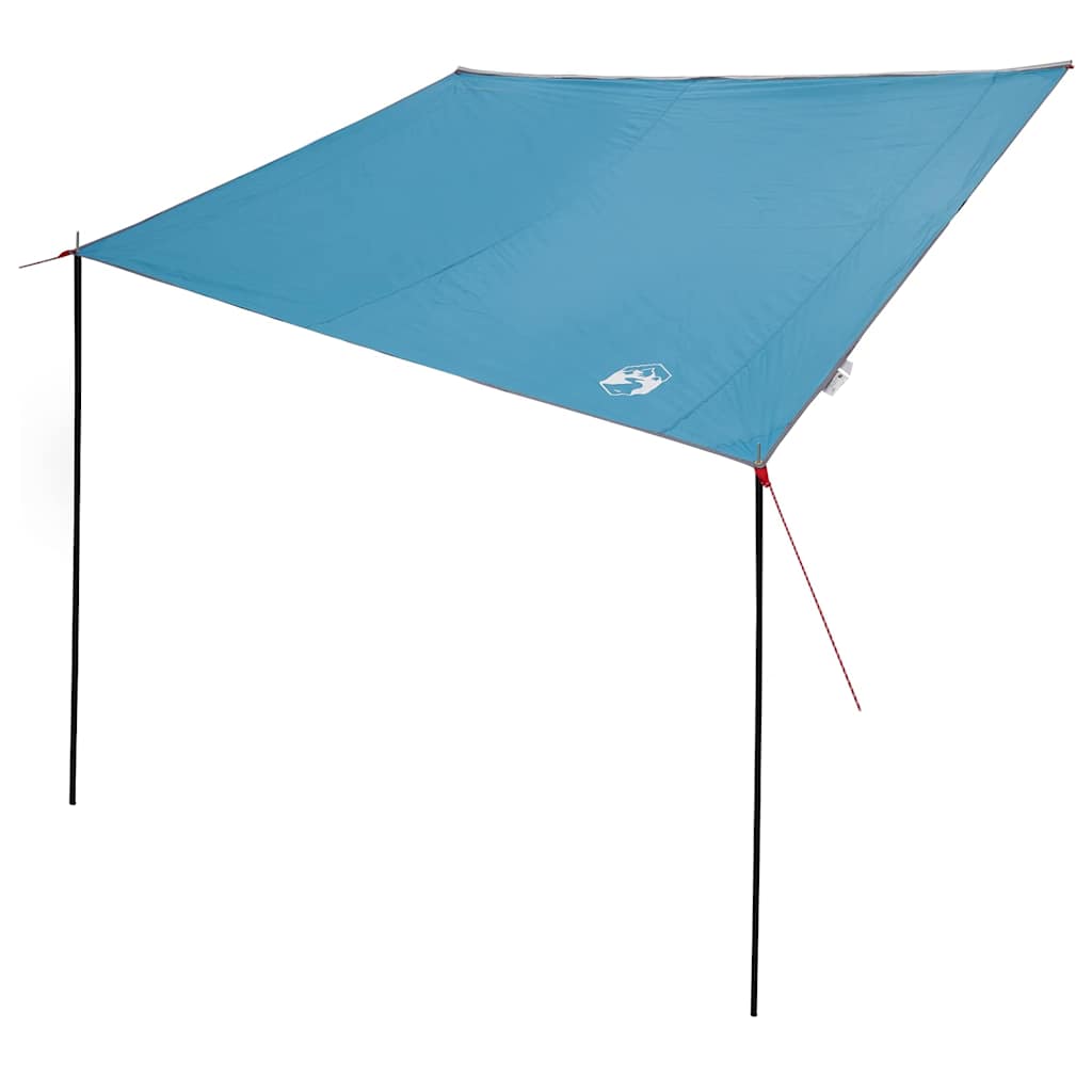 vidaXL Caravan Awning -Person 240 x 350 cm Waterproof Blue Taffeta