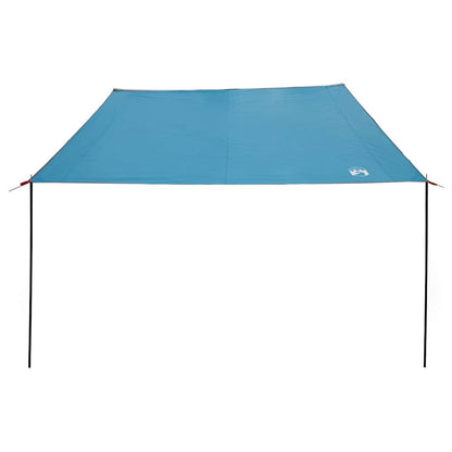 vidaXL Caravan Awning -Person 240 x 350 cm Waterproof Blue Taffeta