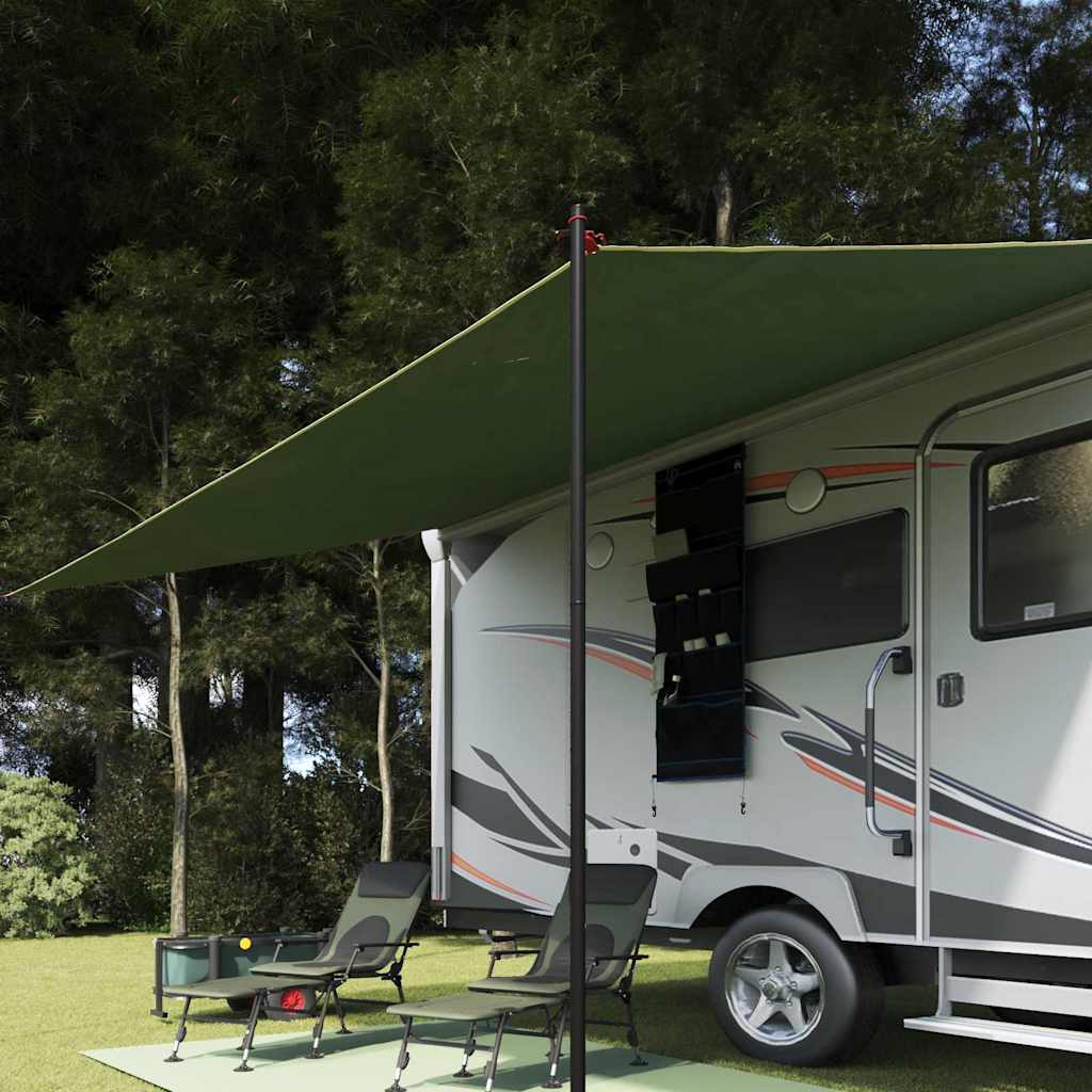 vidaXL Caravan Awning -Person 240 x 460 cm Waterproof Green Taffeta
