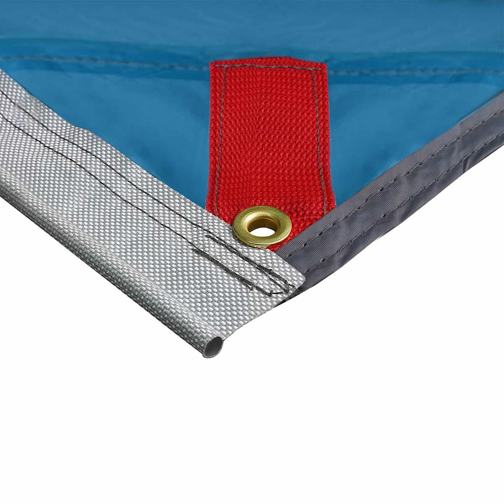 vidaXL Caravan Awning -Person 240 x 460 cm Waterproof Blue Taffeta