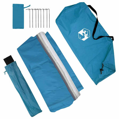 vidaXL Water Resistant Tarp -Person 402 x 240 x 240 cm Waterproof