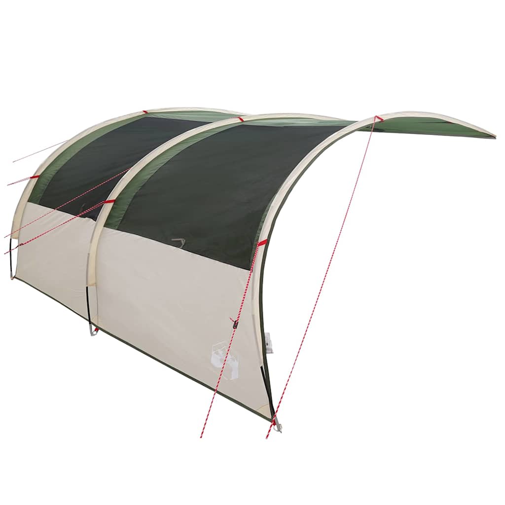 vidaXL Caravan Awning Green 260 x 350 x 260 cm Taffeta Waterproof