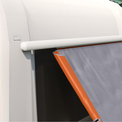 vidaXL Tailgate Tent Grey and Orange 190 x 150 x 185 cm Taffeta