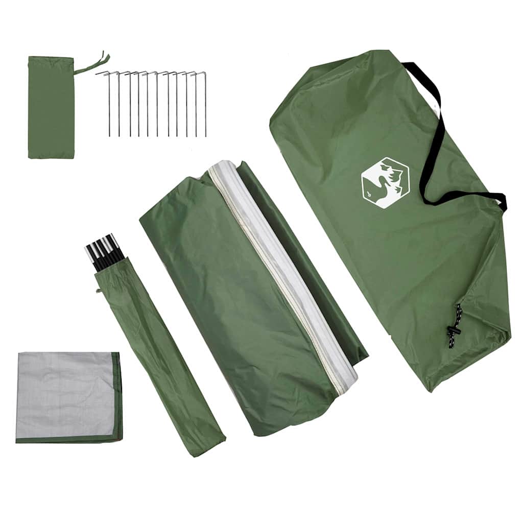 vidaXL Tailgate Tent with Roof Green 194 x 180 x 210 cm Taffeta
