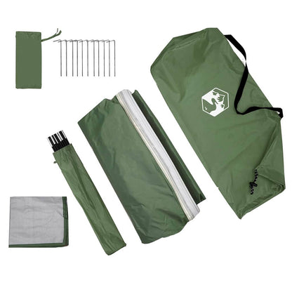 vidaXL Tailgate Tent with Roof Green 194 x 180 x 210 cm Taffeta