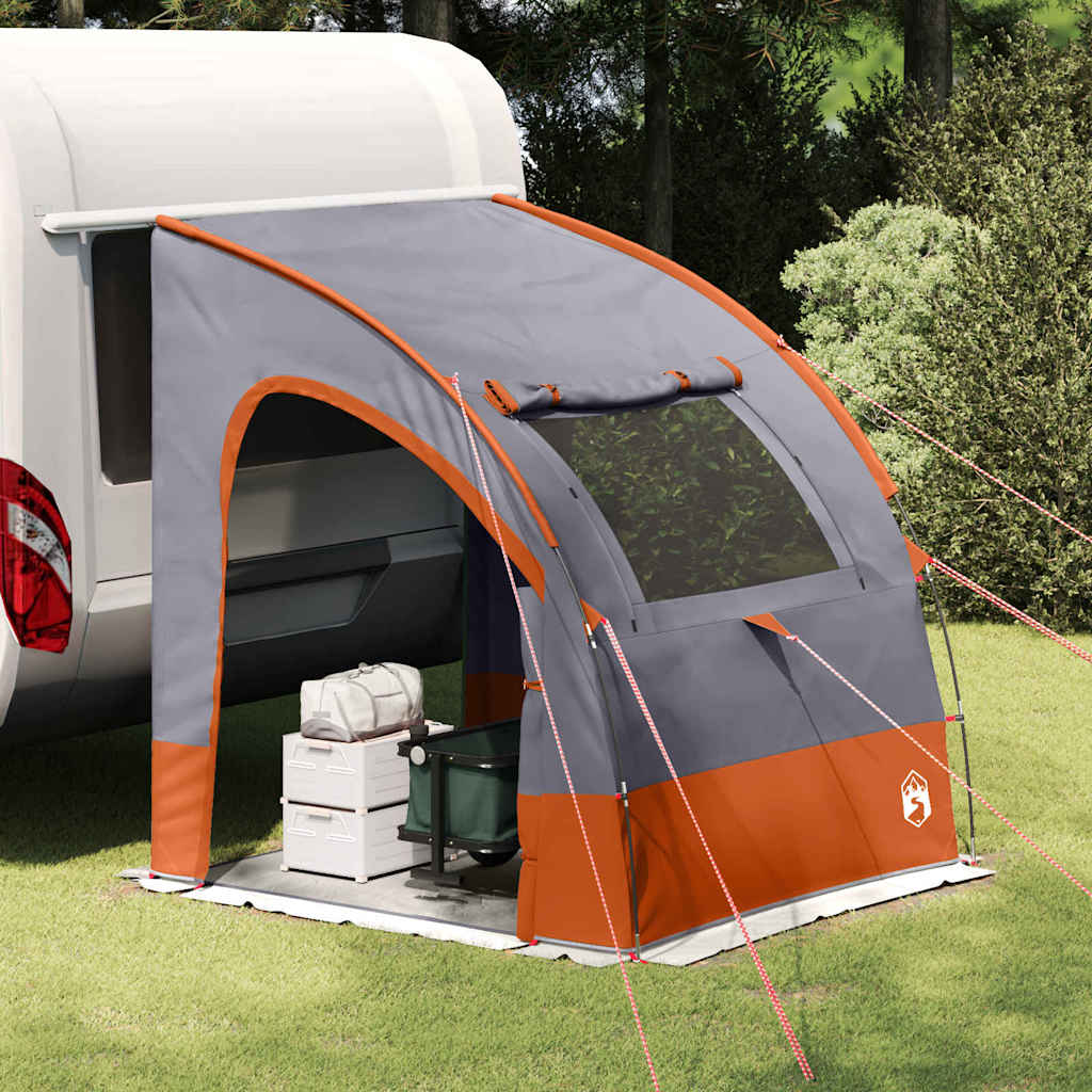 vidaXL Tailgate Tent -Person 194 x 180 x 210 cm Grey and Orange