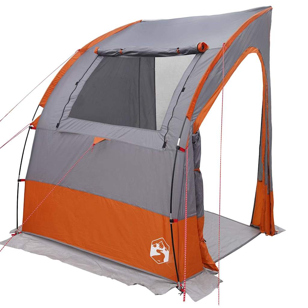 vidaXL Tailgate Tent -Person 194 x 180 x 210 cm Grey and Orange