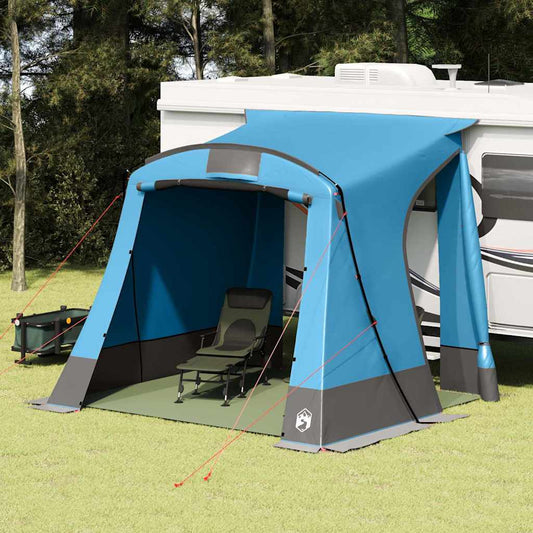 vidaXL Tailgate Tent Blue 285 x 255 x 245 cm Taffeta Waterproof