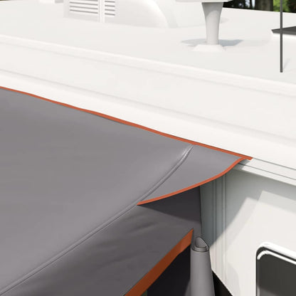 vidaXL Tailgate Tent -Person 285 x 255 x 245 cm Grey and Orange