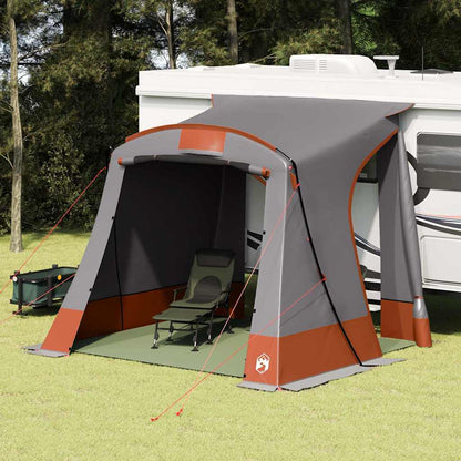 vidaXL Tailgate Tent -Person 285 x 255 x 245 cm Grey and Orange