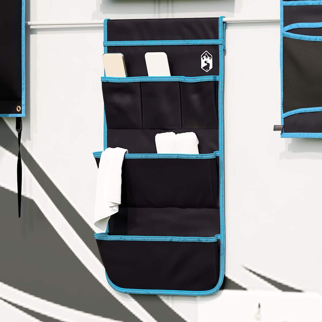 vidaXL Storage Bag with Storage Black 66 x 40 cm Oxford