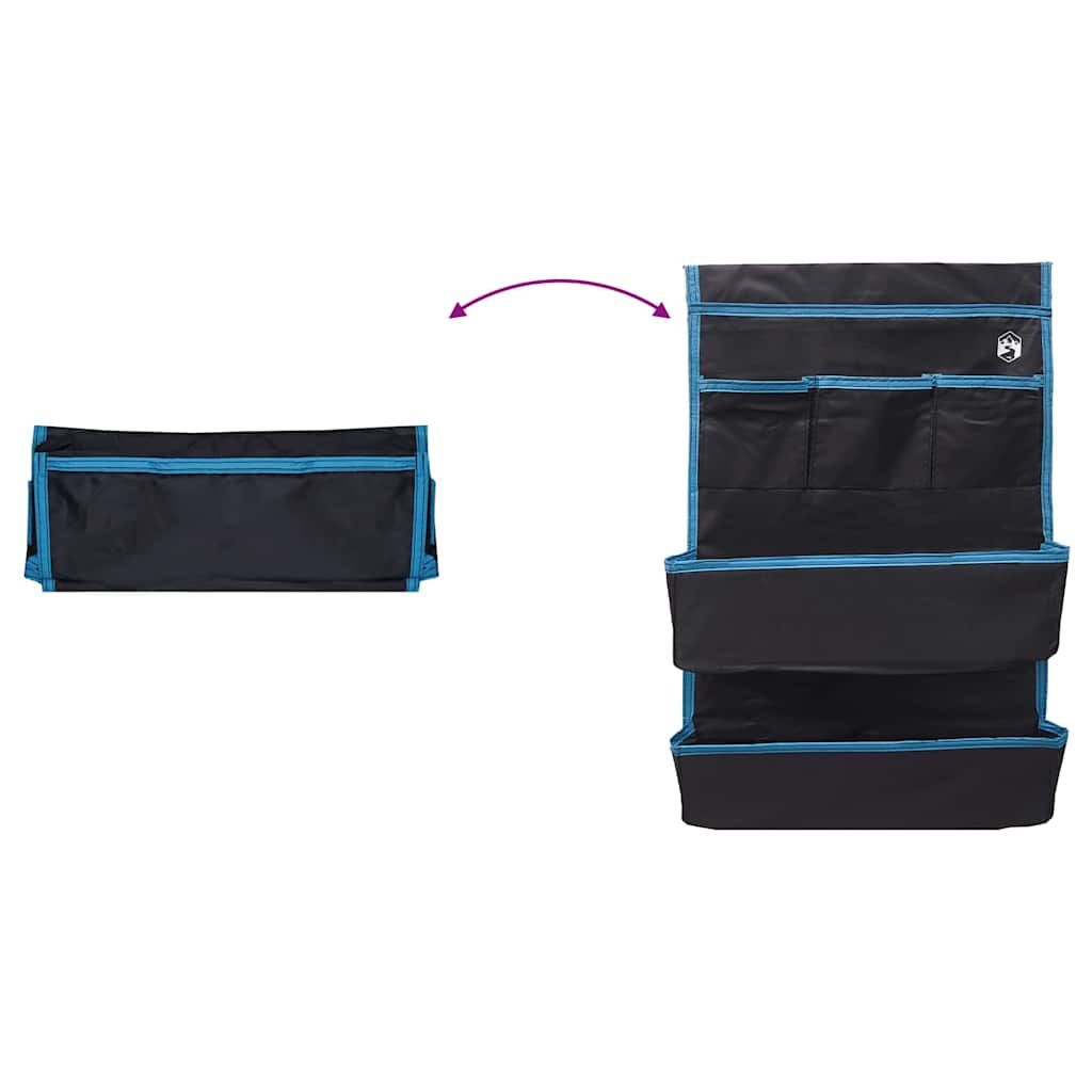vidaXL Storage Bag with Storage Black 66 x 40 cm Oxford