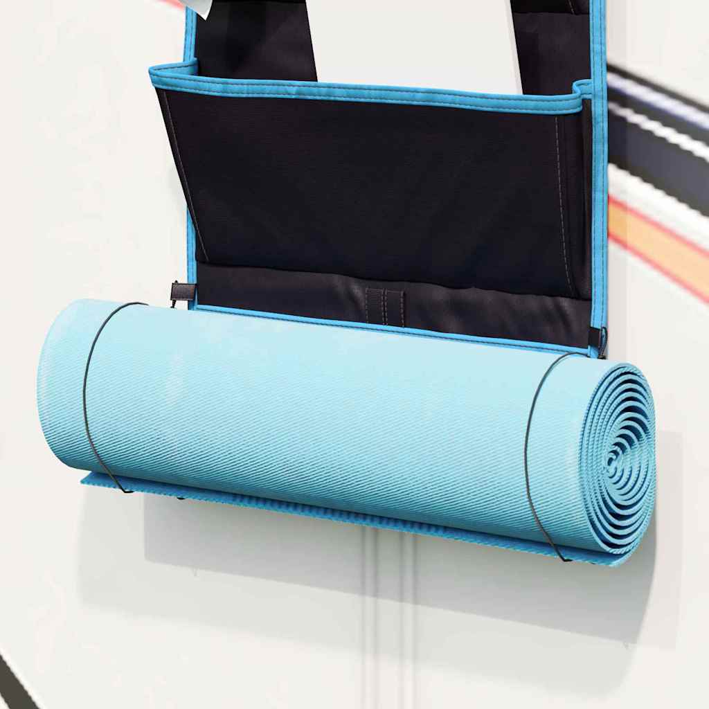 vidaXL Storage Bag with Storage Black and Blue 91 x 47.5 cm Oxford