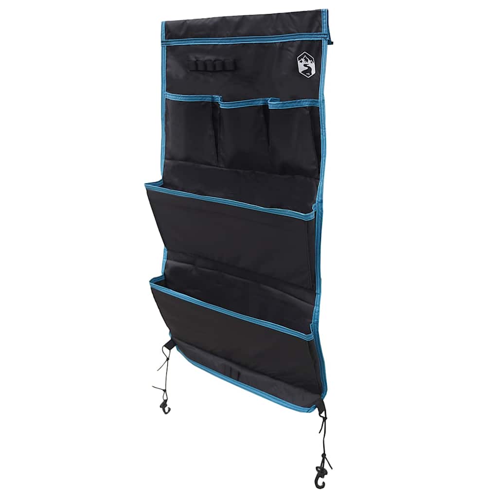vidaXL Storage Bag with Storage Black and Blue 91 x 47.5 cm Oxford