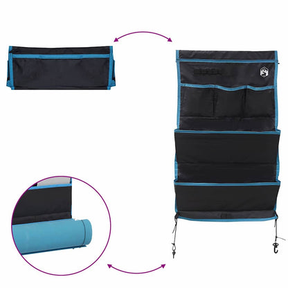 vidaXL Storage Bag with Storage Black and Blue 91 x 47.5 cm Oxford