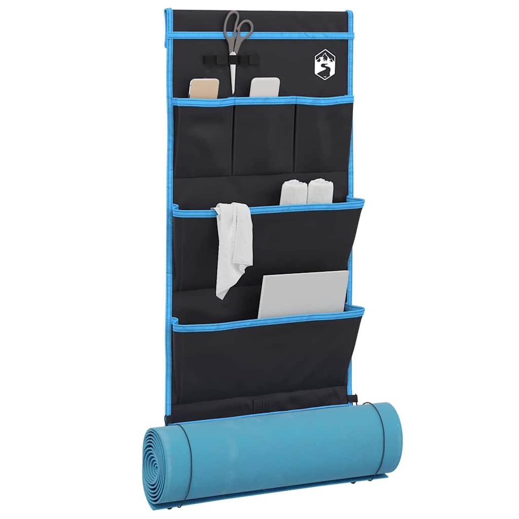 vidaXL Storage Bag with Storage Black and Blue 91 x 47.5 cm Oxford