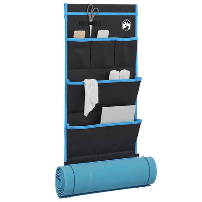 vidaXL Storage Bag with Storage Black and Blue 91 x 47.5 cm Oxford