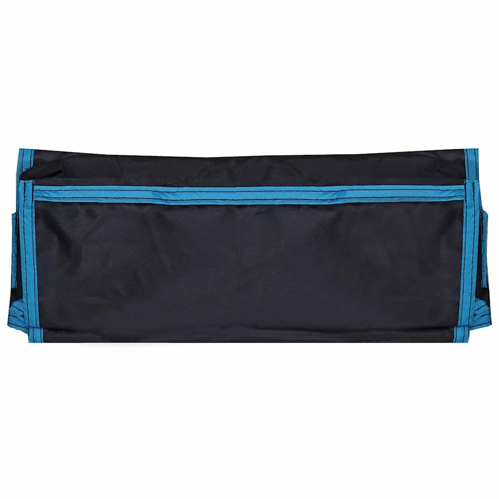 vidaXL Storage Bag with Storage Black and Blue 161 x 58.5 cm Oxford