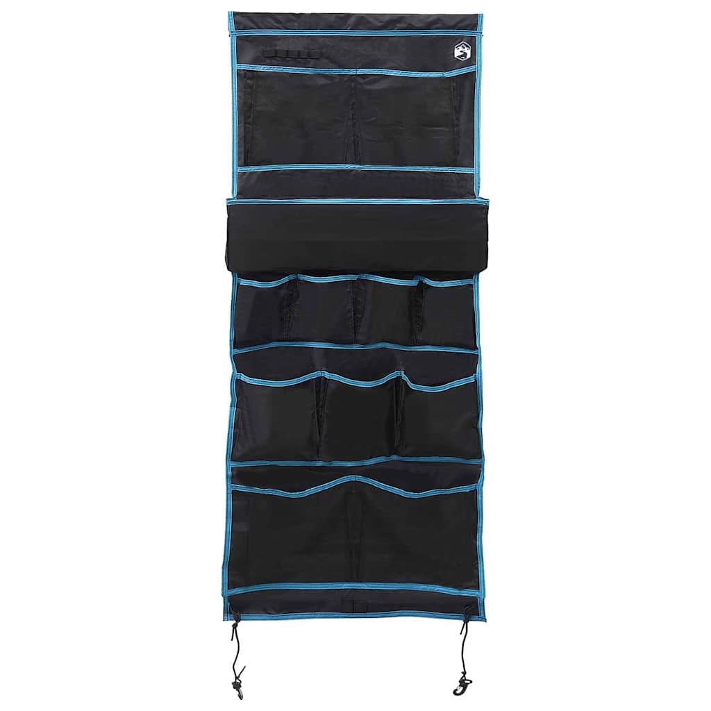 vidaXL Storage Bag with Storage Black and Blue 161 x 58.5 cm Oxford