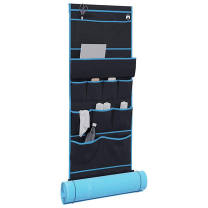vidaXL Storage Bag with Storage Black and Blue 161 x 58.5 cm Oxford