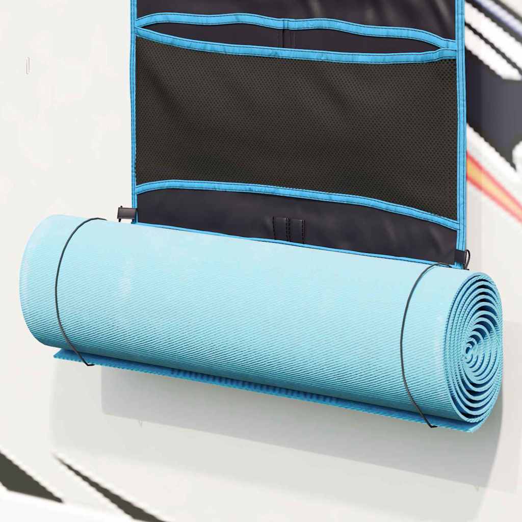 vidaXL Storage Bag with Storage Black and Blue 125 x 48 cm Oxford