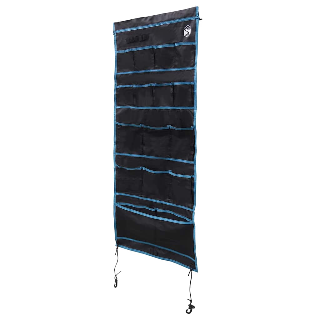 vidaXL Storage Bag with Storage Black and Blue 125 x 48 cm Oxford