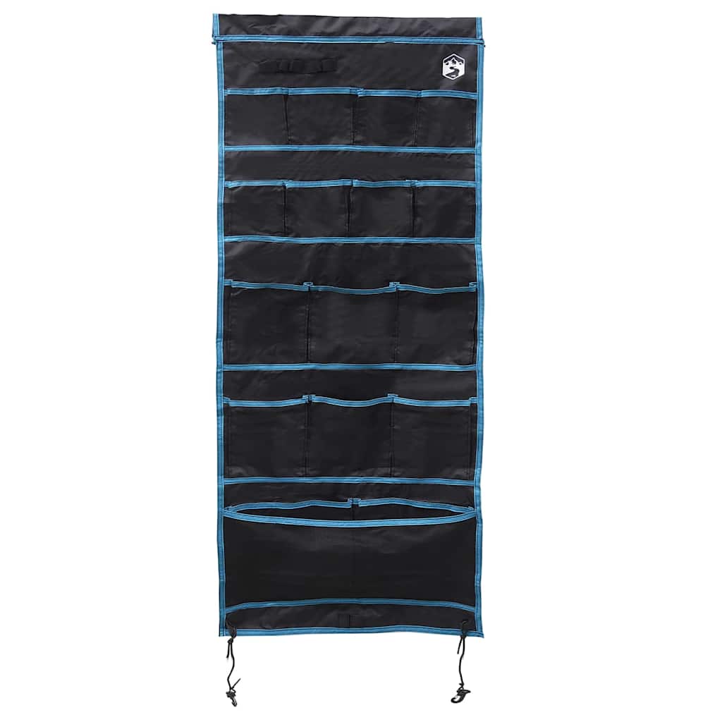 vidaXL Storage Bag with Storage Black and Blue 125 x 48 cm Oxford
