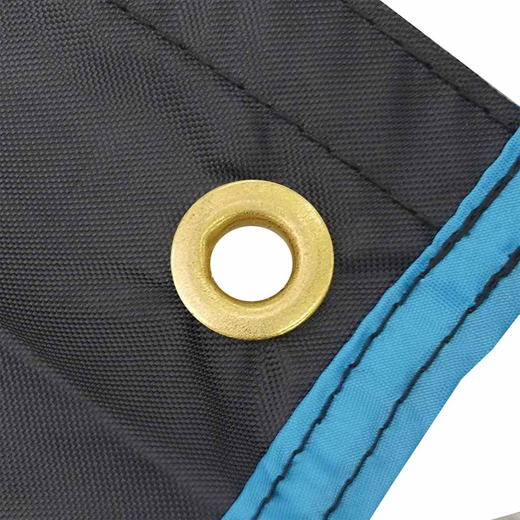 vidaXL Storage Bag with Storage Black and Blue 63.5 x 40 cm Oxford