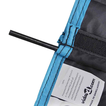 vidaXL Storage Bag with Storage Black and Blue 63.5 x 40 cm Oxford