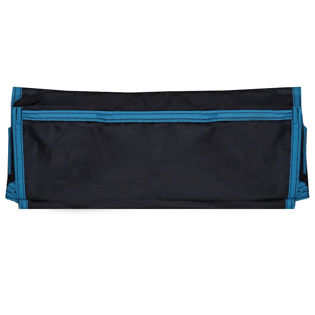 vidaXL Storage Bag with Storage Black and Blue 63.5 x 40 cm Oxford