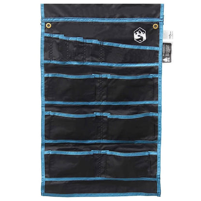 vidaXL Storage Bag with Storage Black and Blue 63.5 x 40 cm Oxford