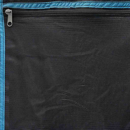 vidaXL Storage Bag with Storage Black and Blue 140 x 43 cm Oxford