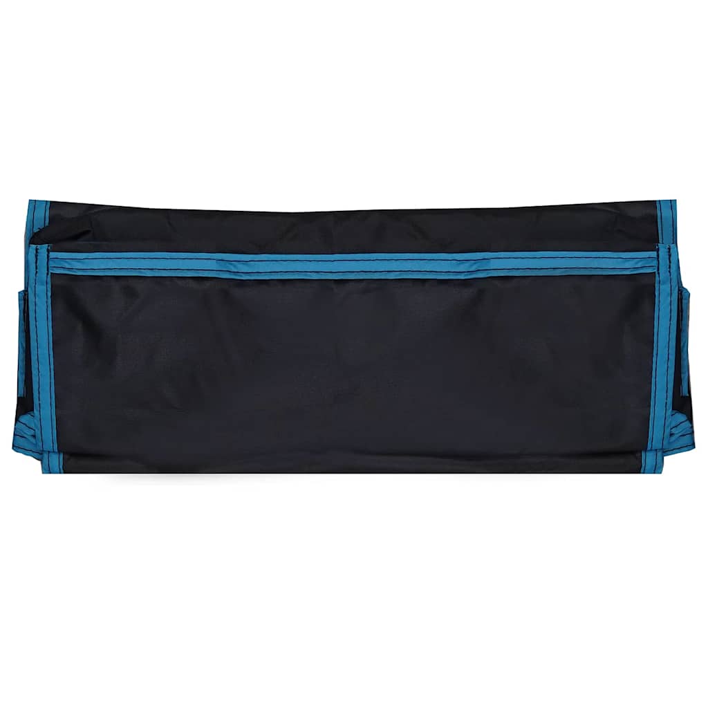 vidaXL Storage Bag with Storage Black and Blue 140 x 43 cm Oxford