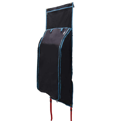vidaXL Storage Bag with Storage Black and Blue 140 x 43 cm Oxford