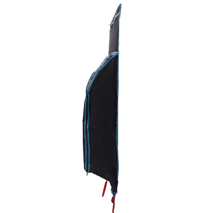 vidaXL Storage Bag with Storage Black and Blue 140 x 43 cm Oxford